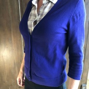 Gap - 3/4 Length, LIghtweight, Button Down Sweater